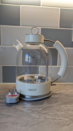 Ascot glass electric kettle - electric,