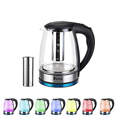 Electric glass kettle - glass, 7