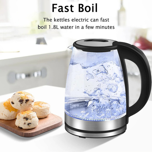 Glass electric kettle - 2l,