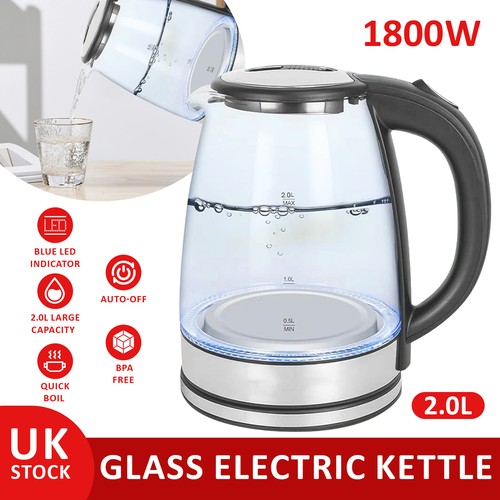 Electric glass kettle - glass, 1800w