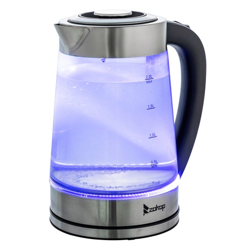 Zokop glass kettle - zokop, blue