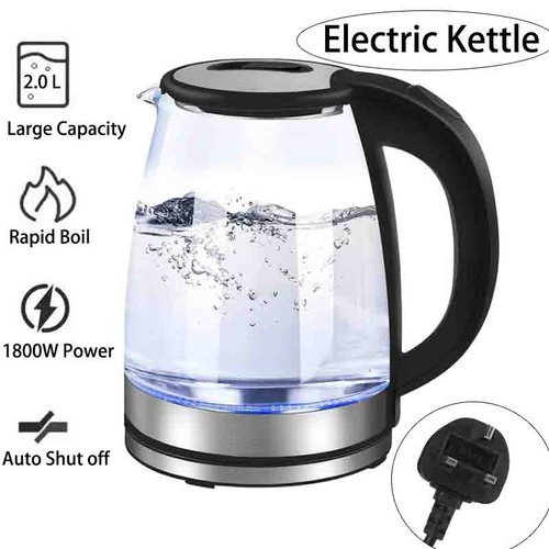 Electric kettle glass 360 - 2l,