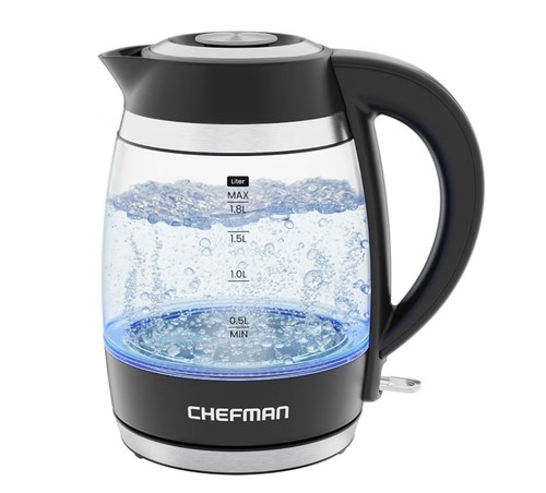 Chefman glass electric - chefman, 1.8l