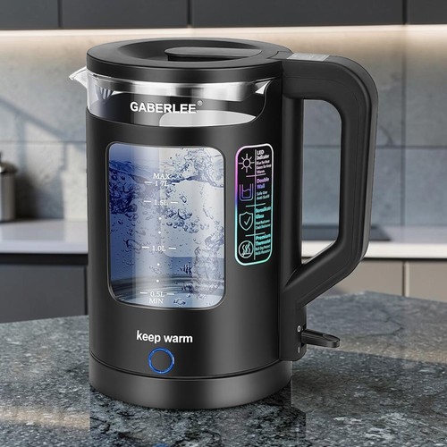 Glass electric kettle gaberlee - electric,