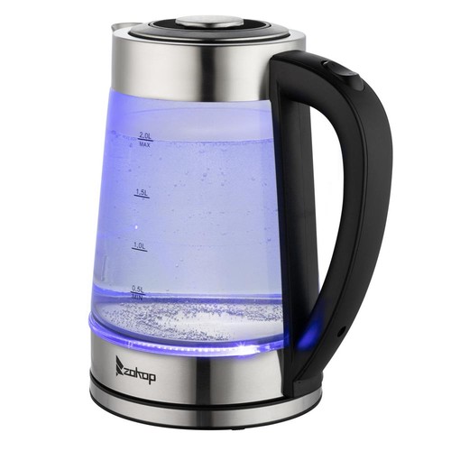 Zokop illuminated glass kettle - illuminated,