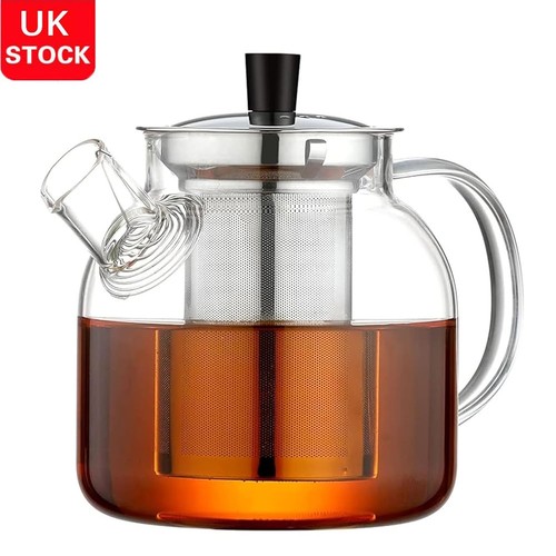 Glass teapot 1500ml - glass, stovetop