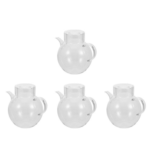 4pcs reusable transparent - 4pcs,