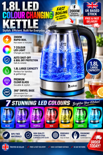 Electric glass kettle 8l - electric,
