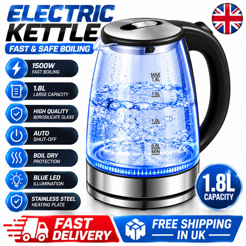 Electric glass kettle - glass,