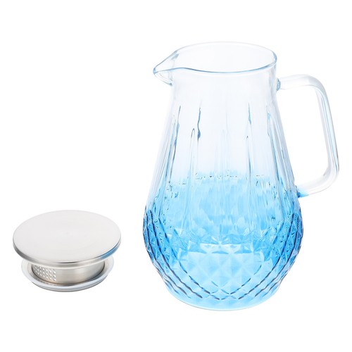 Elegant blue glass - elegant, tea