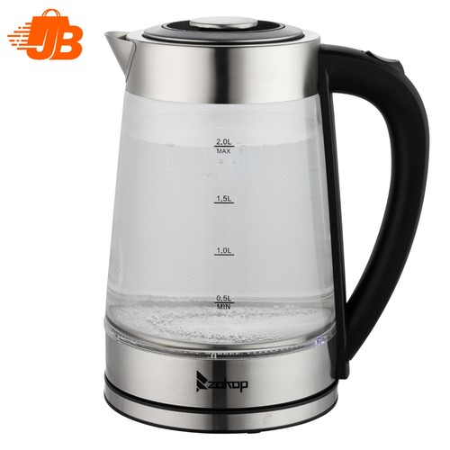 Glass electric kettle - 2l, 2000w
